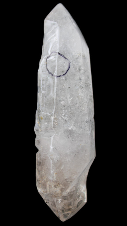Herkimer Diamond Quartz Enhydro 110*37*17mm 120g in sunlight - Rocks and Things Store