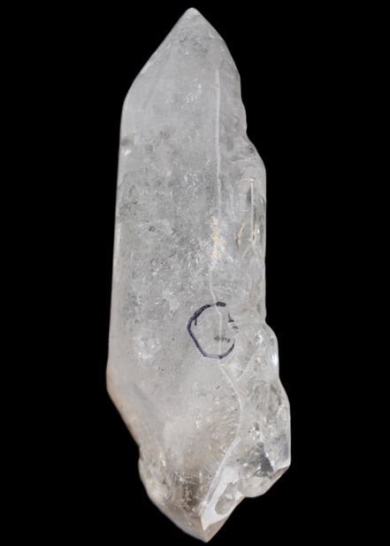 Herkimer Diamond Quartz Enhydro 110*37*17mm 120g in sunlight - Rocks and Things Store