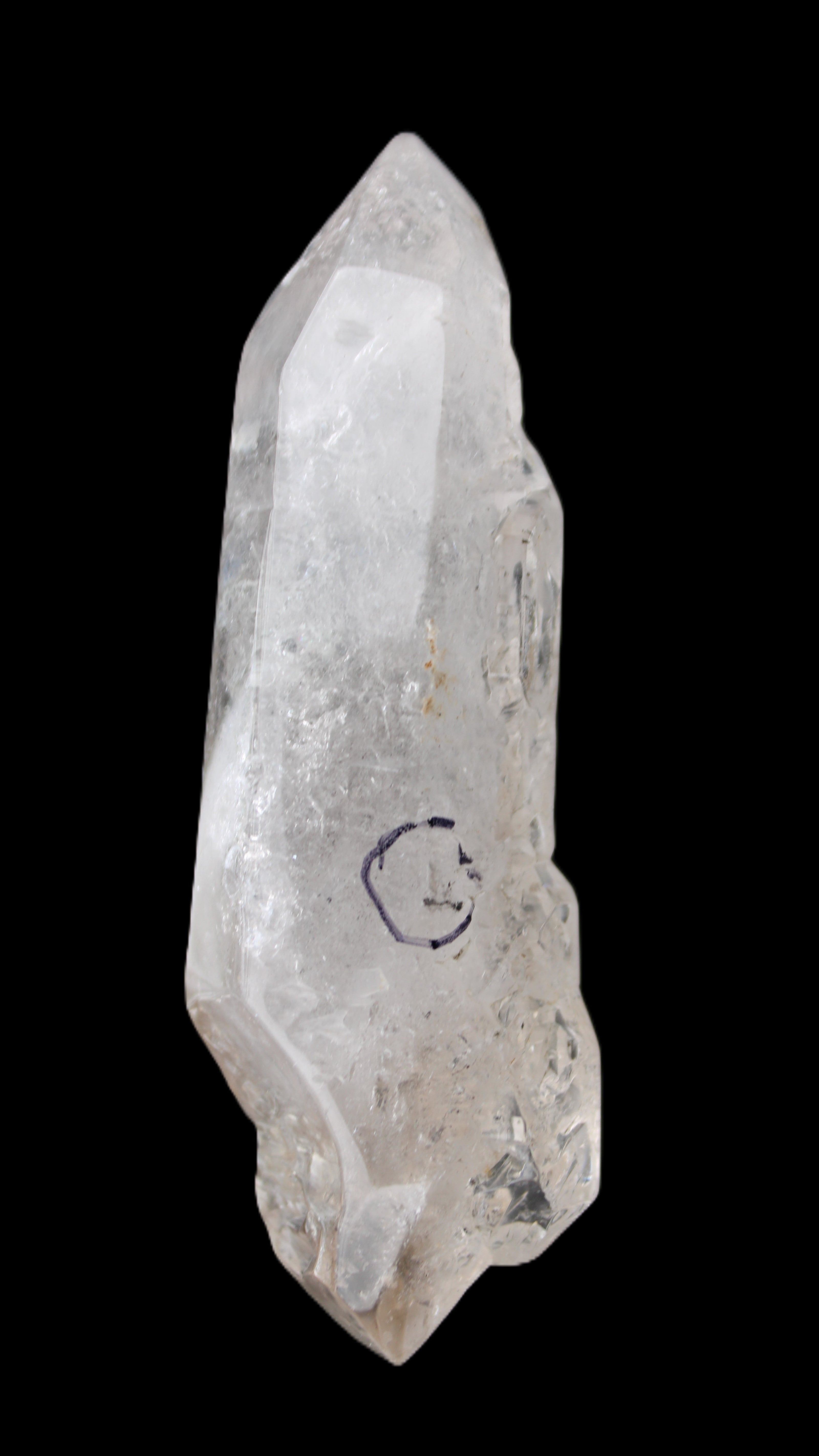 Herkimer Diamond Quartz Enhydro 110*37*17mm 120g in sunlight - Rocks and Things Store