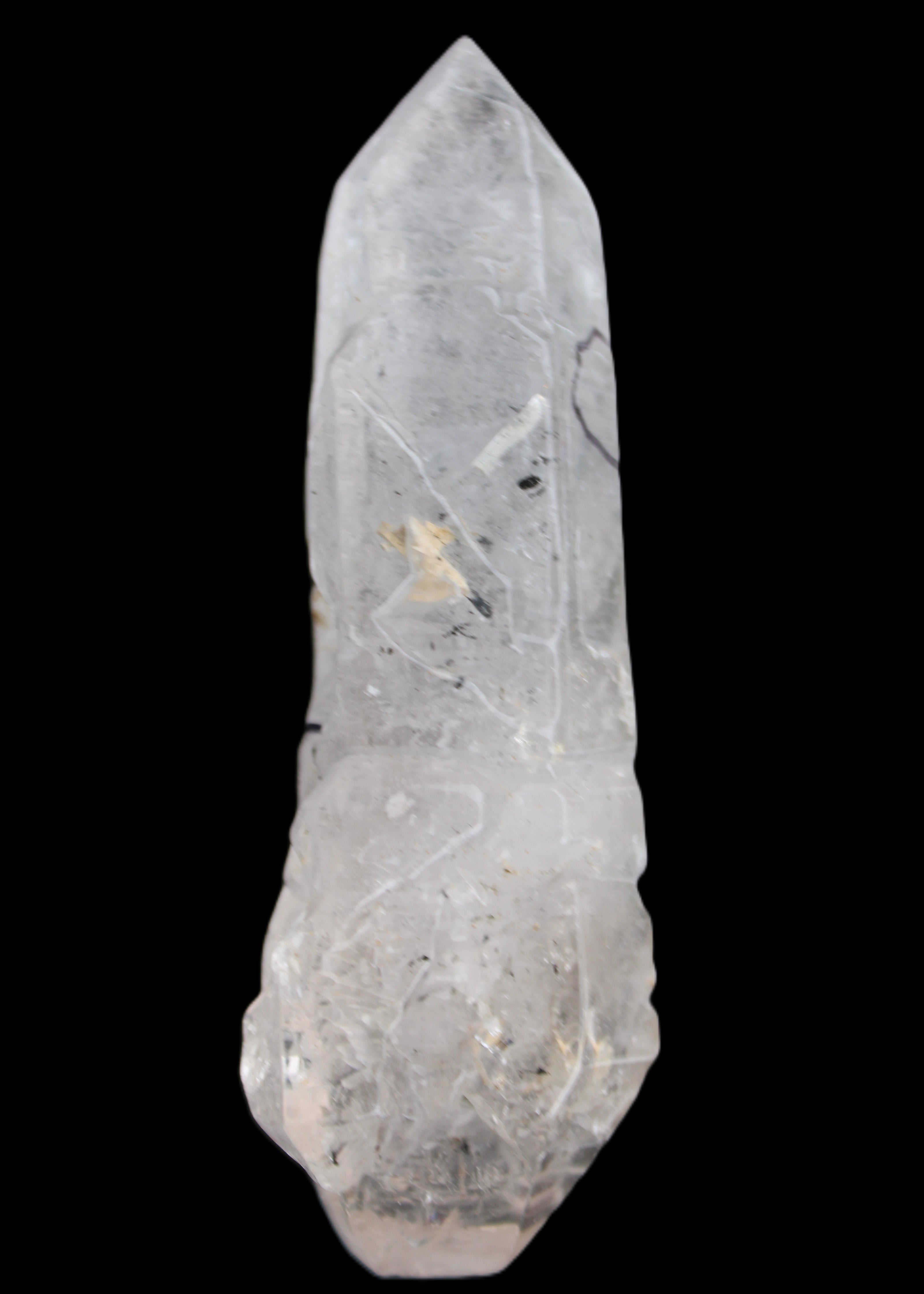 Herkimer Diamond Quartz Enhydro 110*37*17mm 120g in sunlight - Rocks and Things Store
