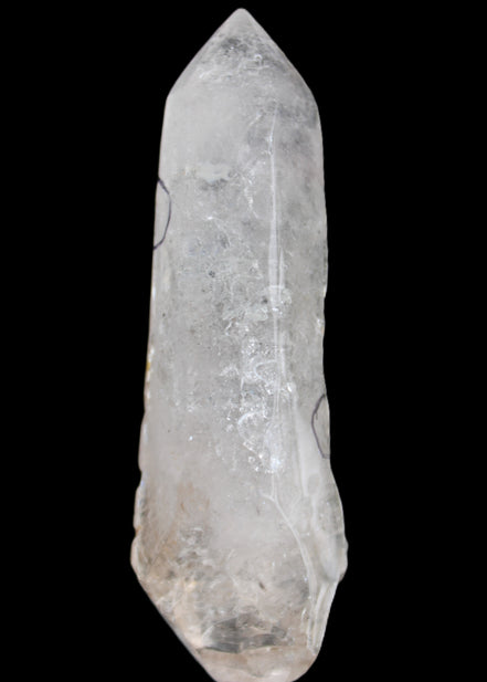 Herkimer Diamond Quartz Enhydro 110*37*17mm 120g in sunlight - Rocks and Things Store