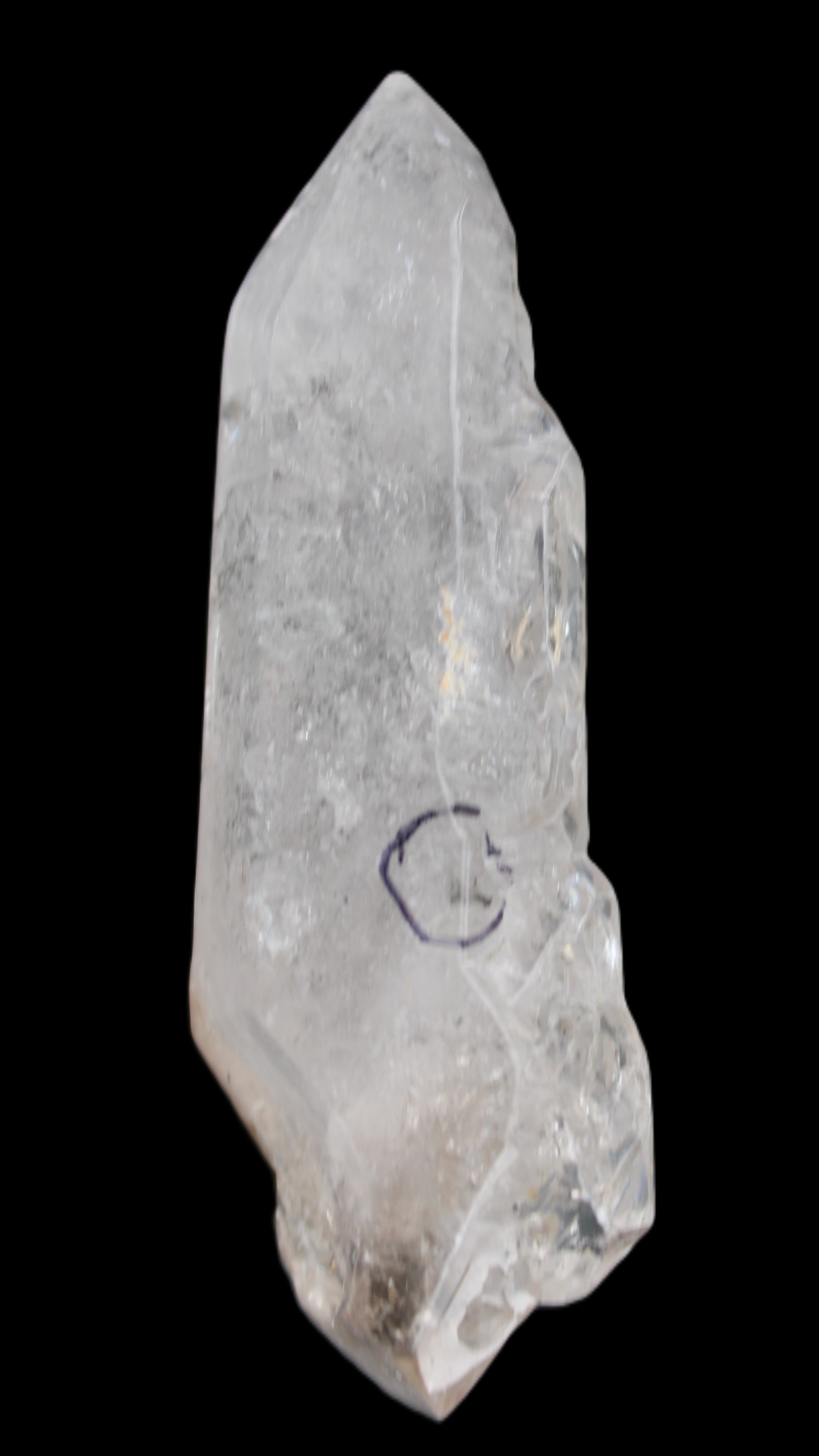 Herkimer Diamond Quartz Enhydro 110*37*17mm 120g in sunlight - Rocks and Things Store
