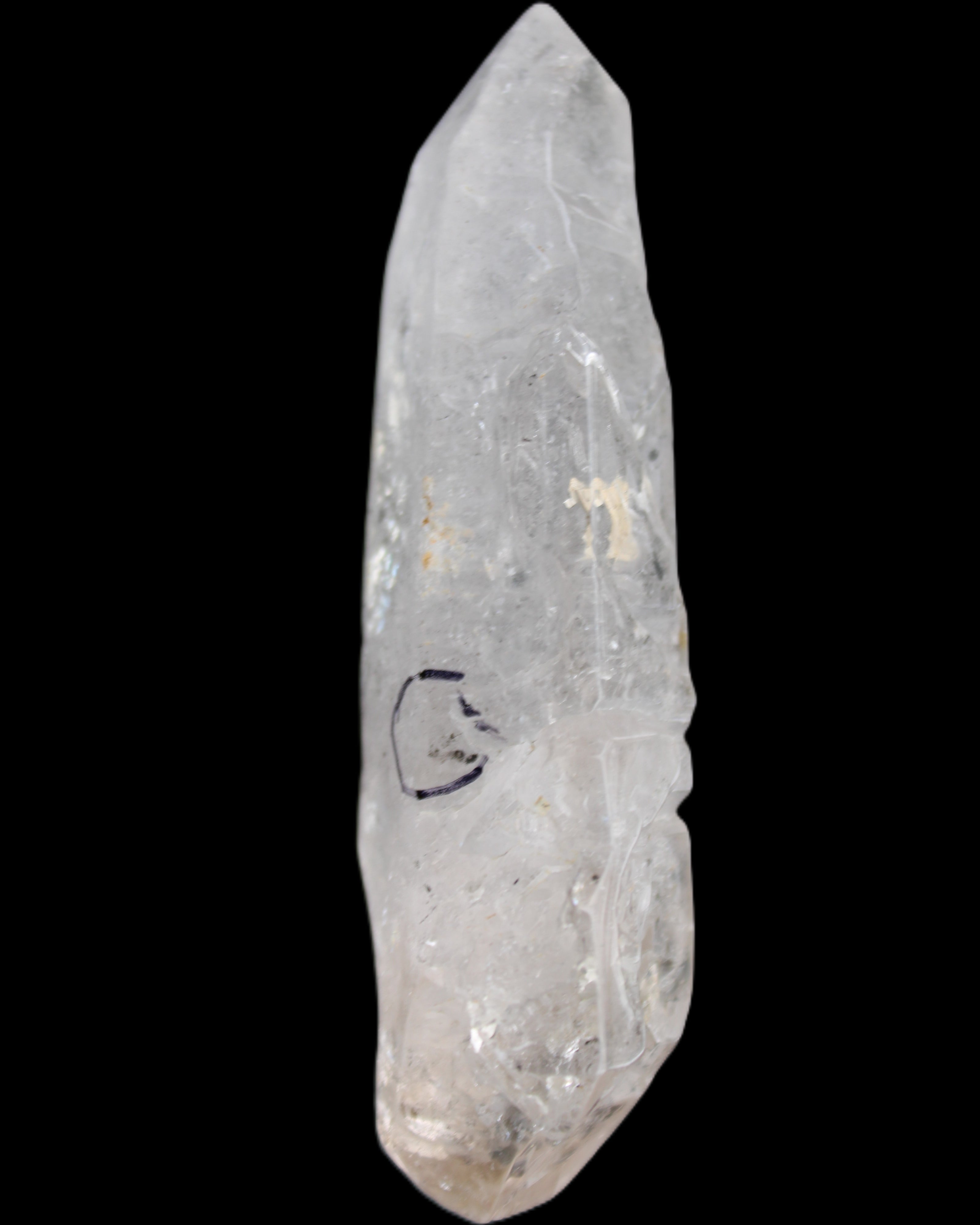 Herkimer Diamond Quartz Enhydro 110*37*17mm 120g in sunlight - Rocks and Things Store