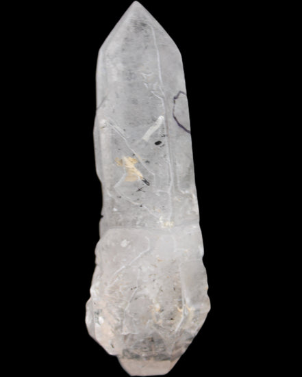 Herkimer Diamond Quartz Enhydro 110*37*17mm 120g in sunlight - Rocks and Things Store