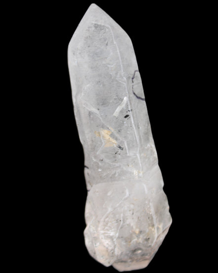 Herkimer Diamond Quartz Enhydro 110*37*17mm 120g in sunlight - Rocks and Things Store