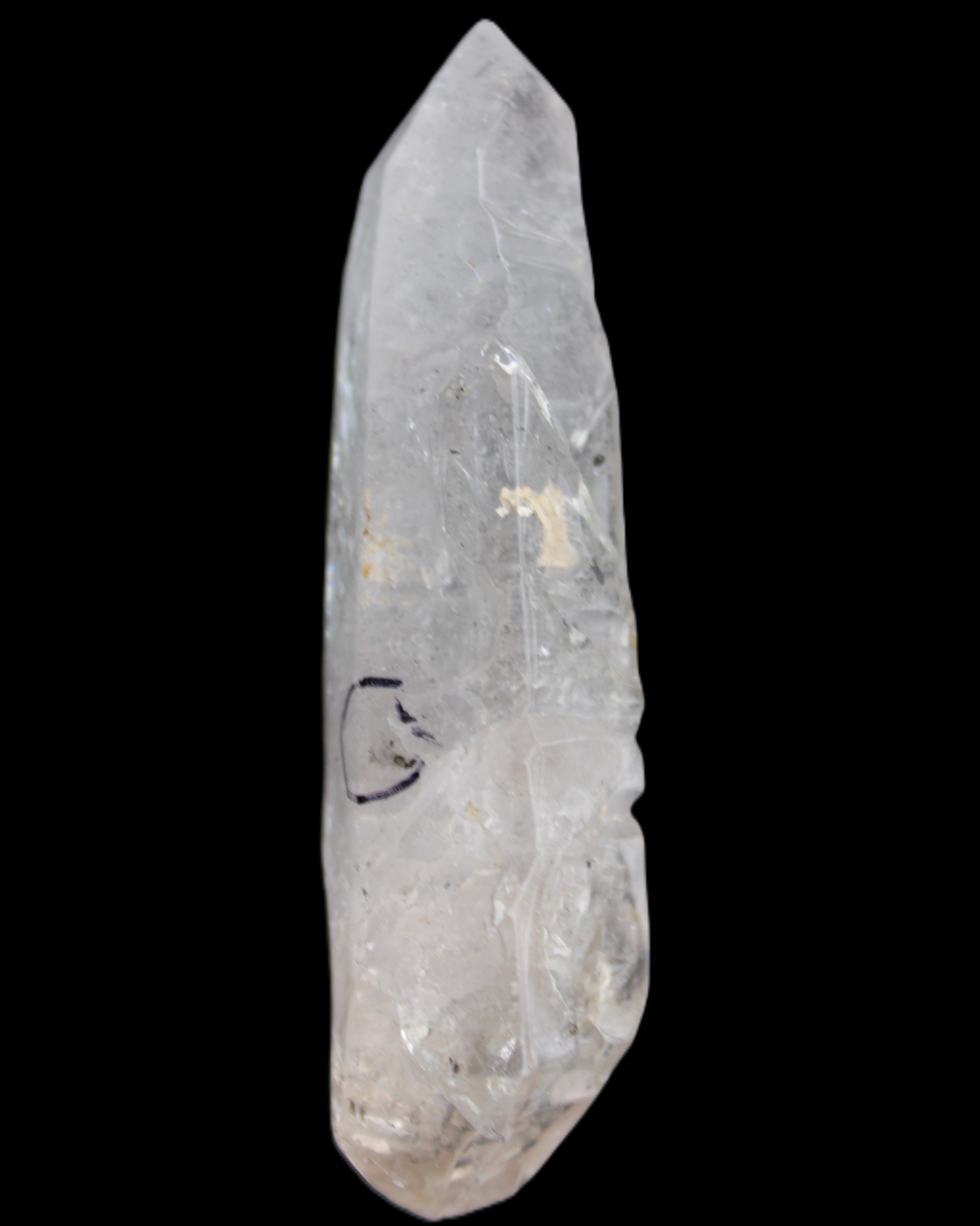 Herkimer Diamond Quartz Enhydro 110*37*17mm 120g in sunlight - Rocks and Things Store