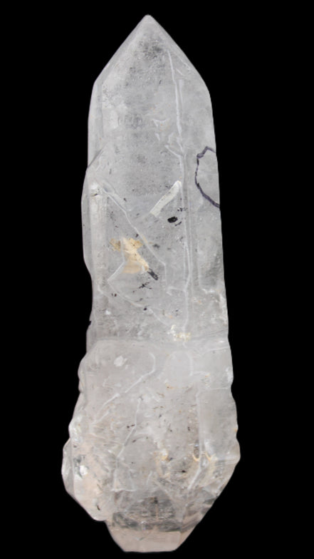 Herkimer Diamond Quartz Enhydro 110*37*17mm 120g in sunlight - Rocks and Things Store