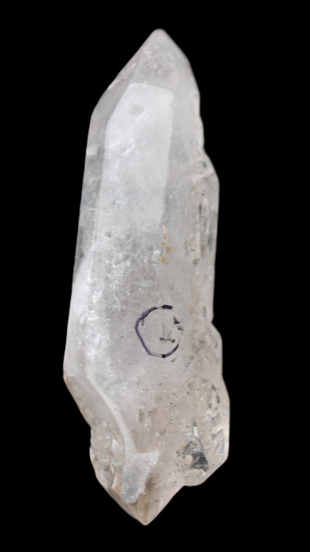 Herkimer Diamond Quartz Enhydro 110*37*17mm 120g in sunlight - Rocks and Things Store