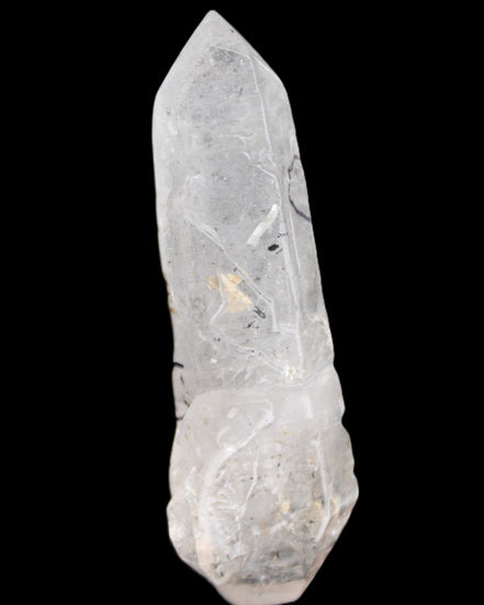 Herkimer Diamond Quartz Enhydro 110*37*17mm 120g in sunlight - Rocks and Things Store