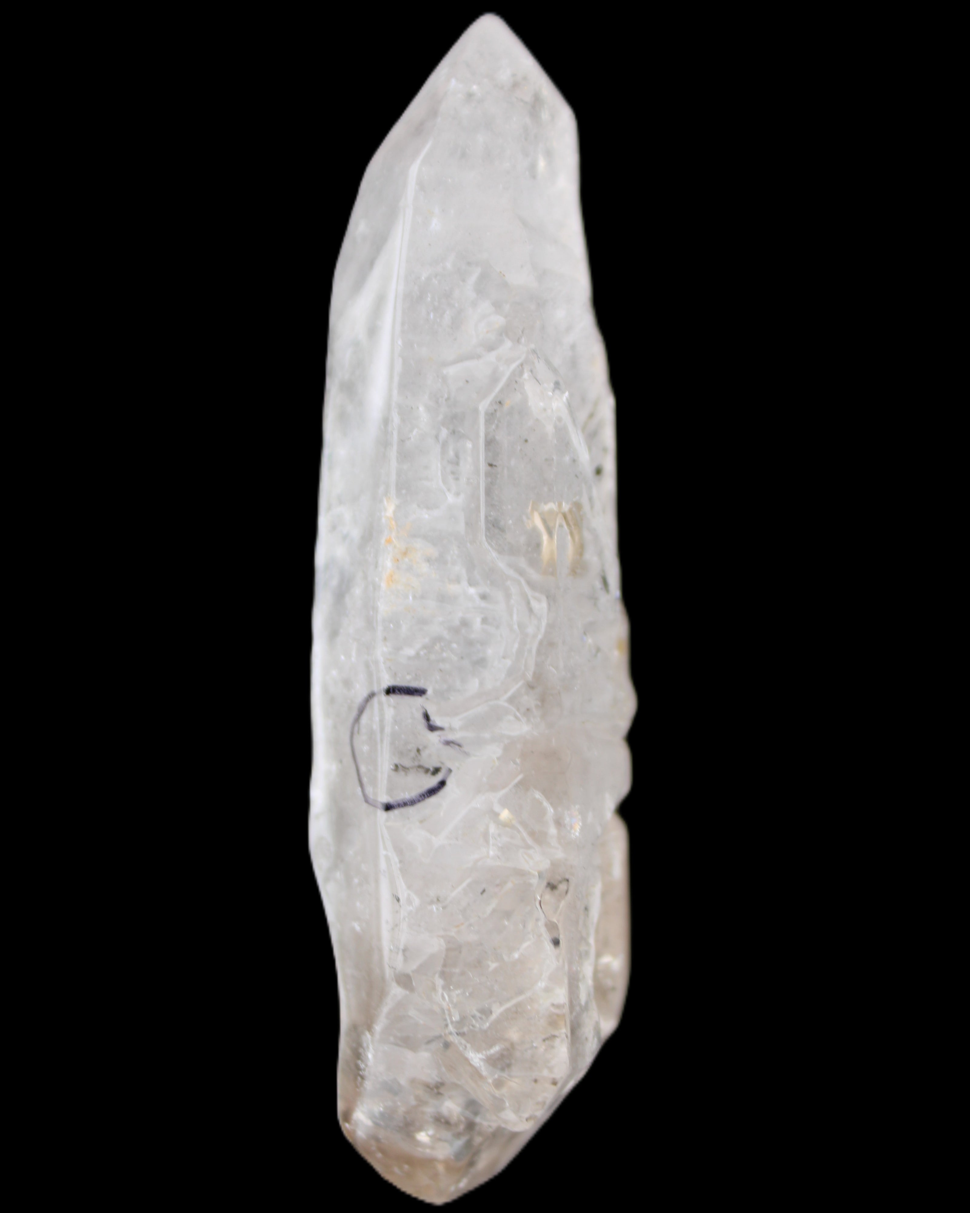 Herkimer Diamond Quartz Enhydro 110*37*17mm 120g in sunlight - Rocks and Things Store