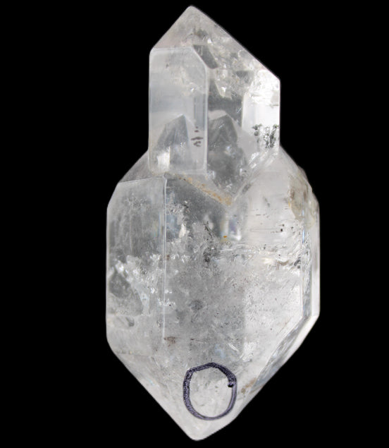 Herkimer Diamond Quartz Enhydro 70*35*22mm 67.6g in sunlight - Rocks and Things Store