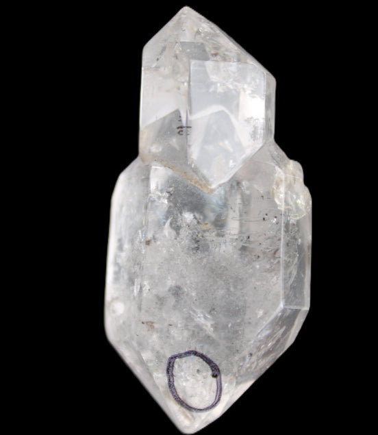 Herkimer Diamond Quartz Enhydro 70*35*22mm 67.6g in sunlight - Rocks and Things Store