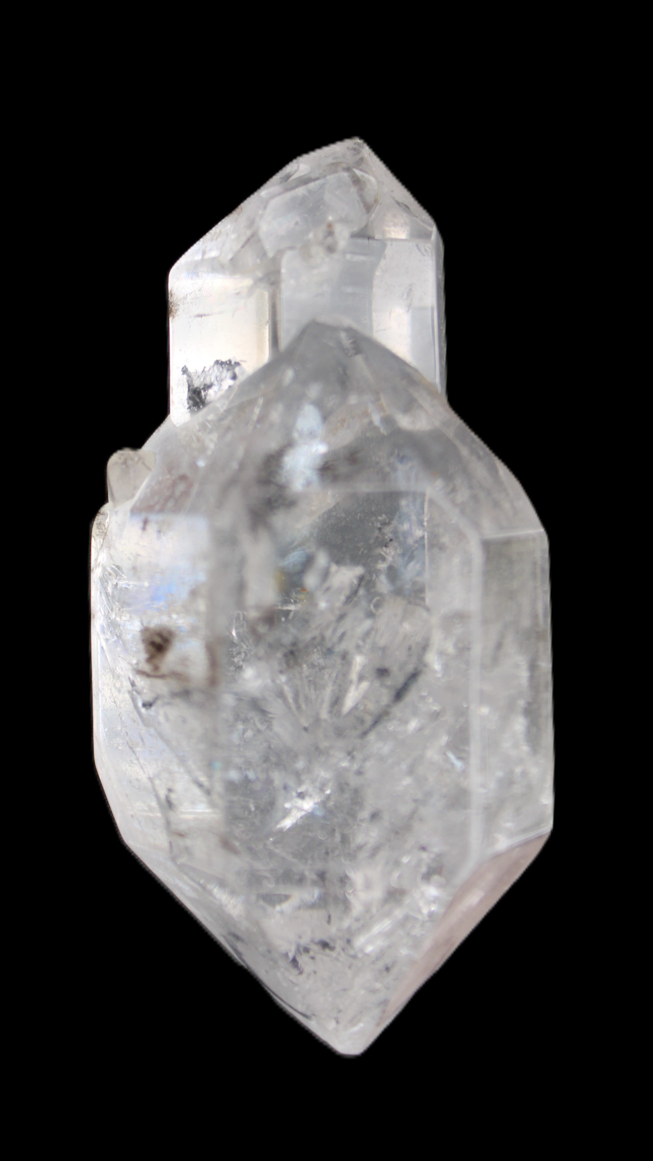 Herkimer Diamond Quartz Enhydro 70*35*22mm 67.6g in sunlight - Rocks and Things Store