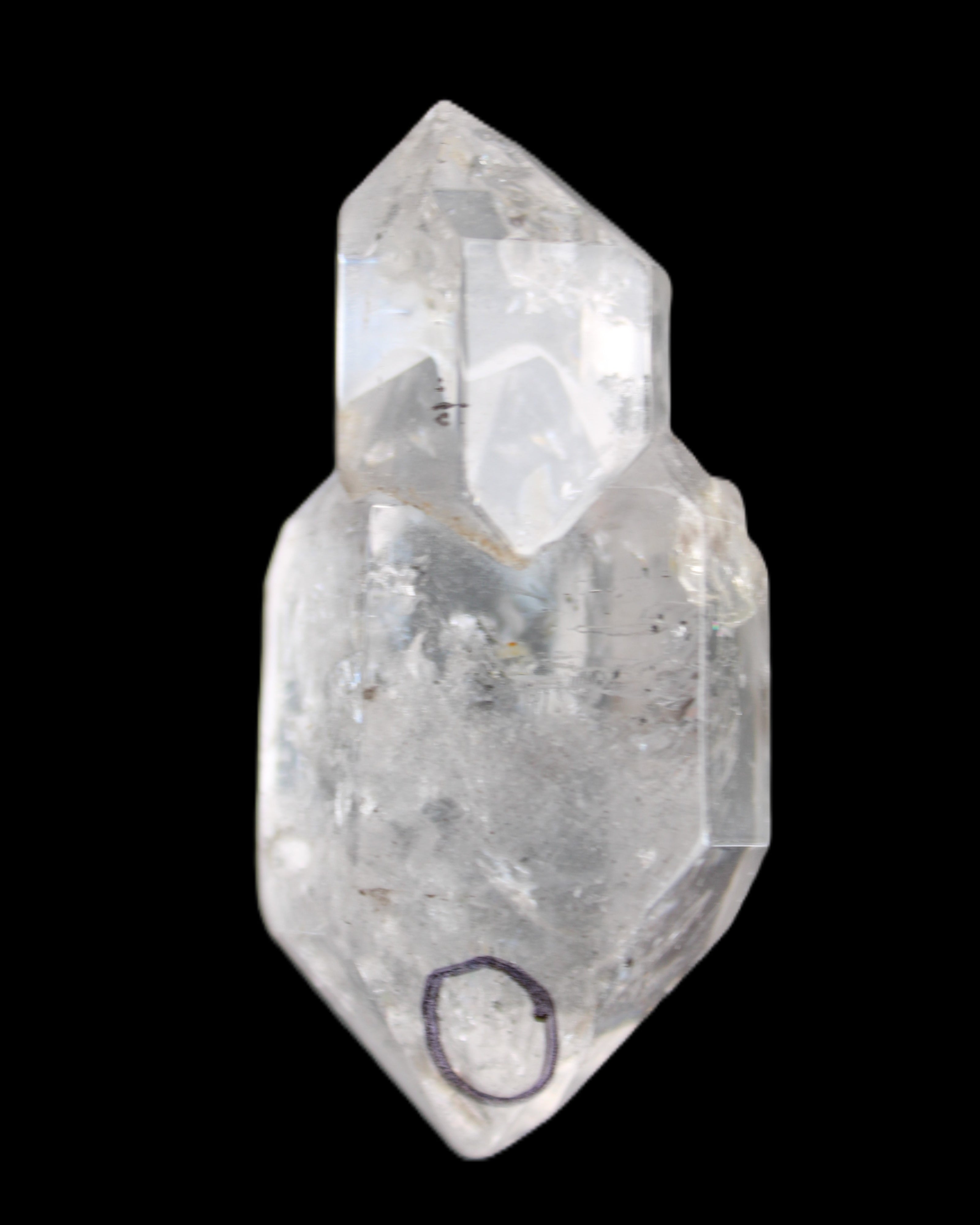 Herkimer Diamond Quartz Enhydro 70*35*22mm 67.6g in sunlight - Rocks and Things Store