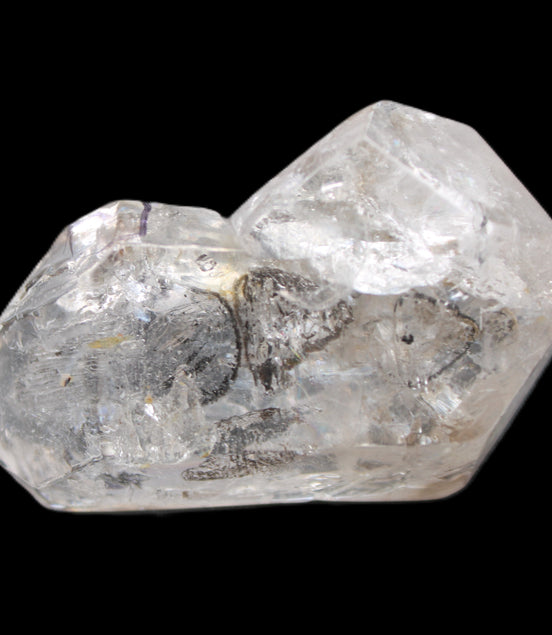 Herkimer Diamond Quartz Enhydro 68*35*23mm 64g in sunlight - Rocks and Things Store