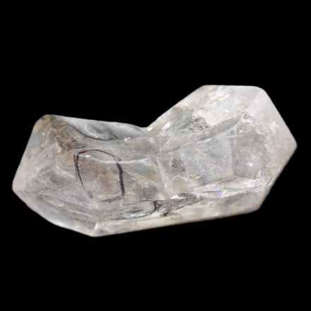 Herkimer Diamond Quartz Enhydro 68*35*23mm 64g in sunlight - Rocks and Things Store