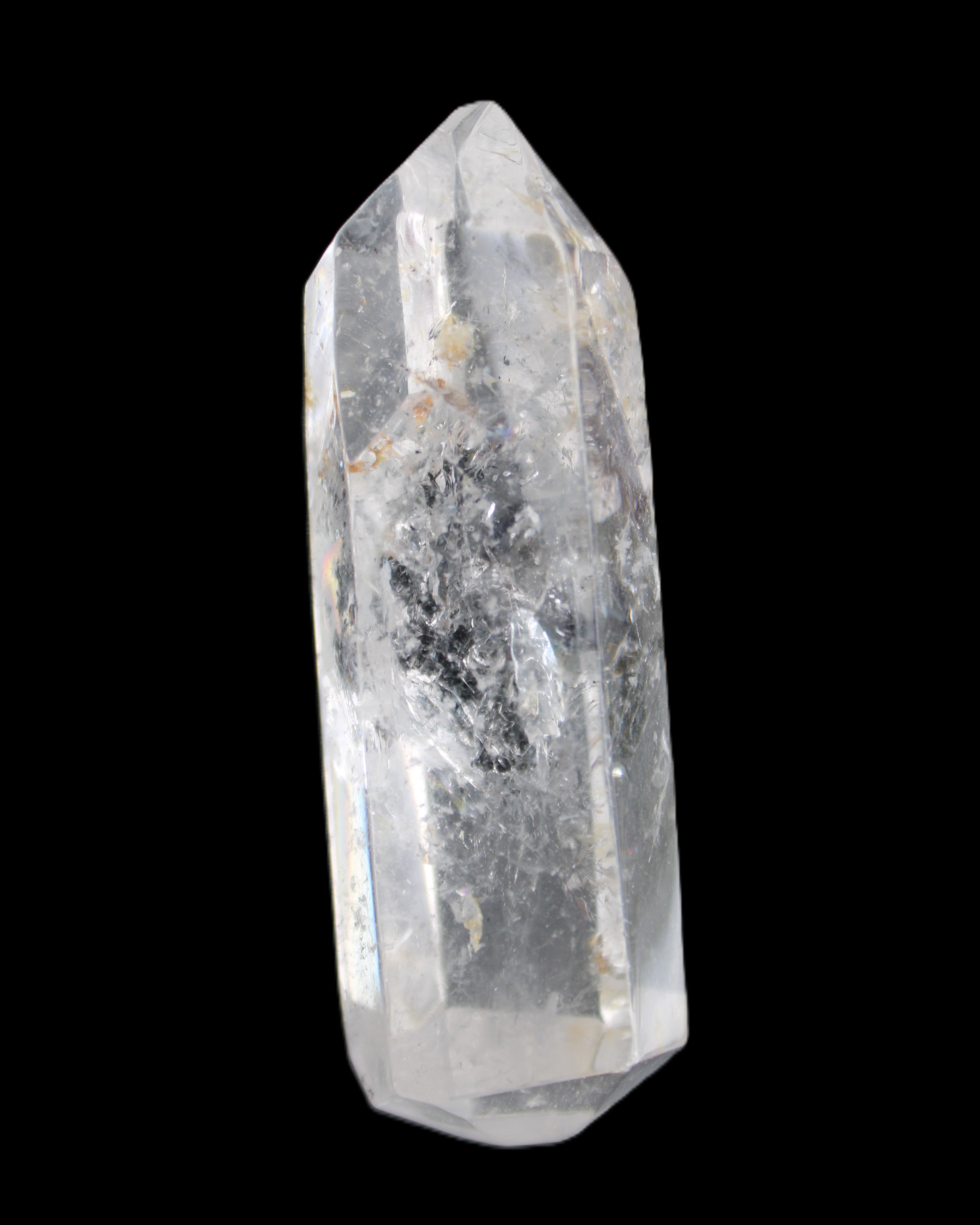 Herkimer Diamond Quartz Enhydro 78*25*23mm 68g in sunlight - Rocks and Things Store