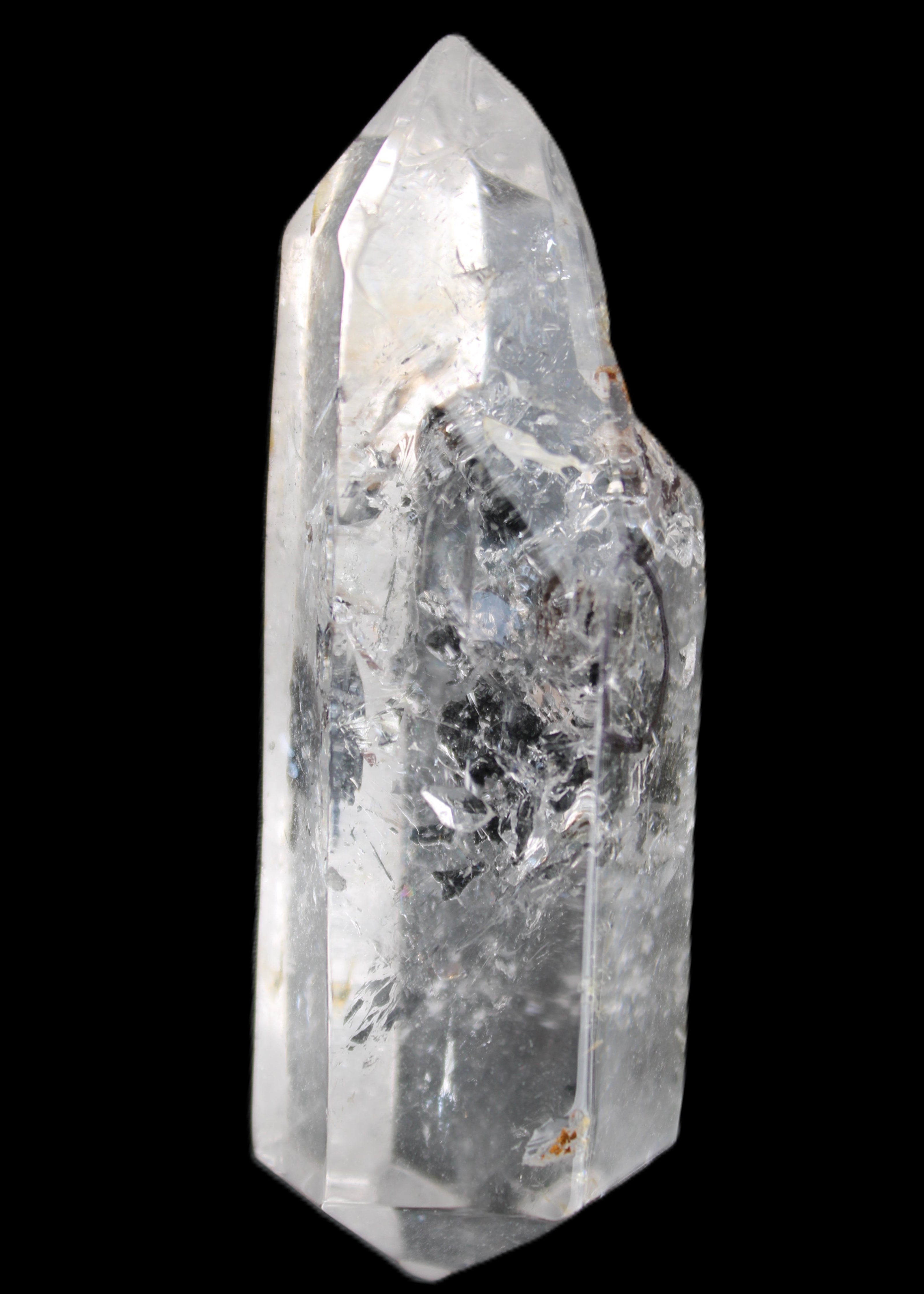 Herkimer Diamond Quartz Enhydro 78*25*23mm 68g in sunlight - Rocks and Things Store