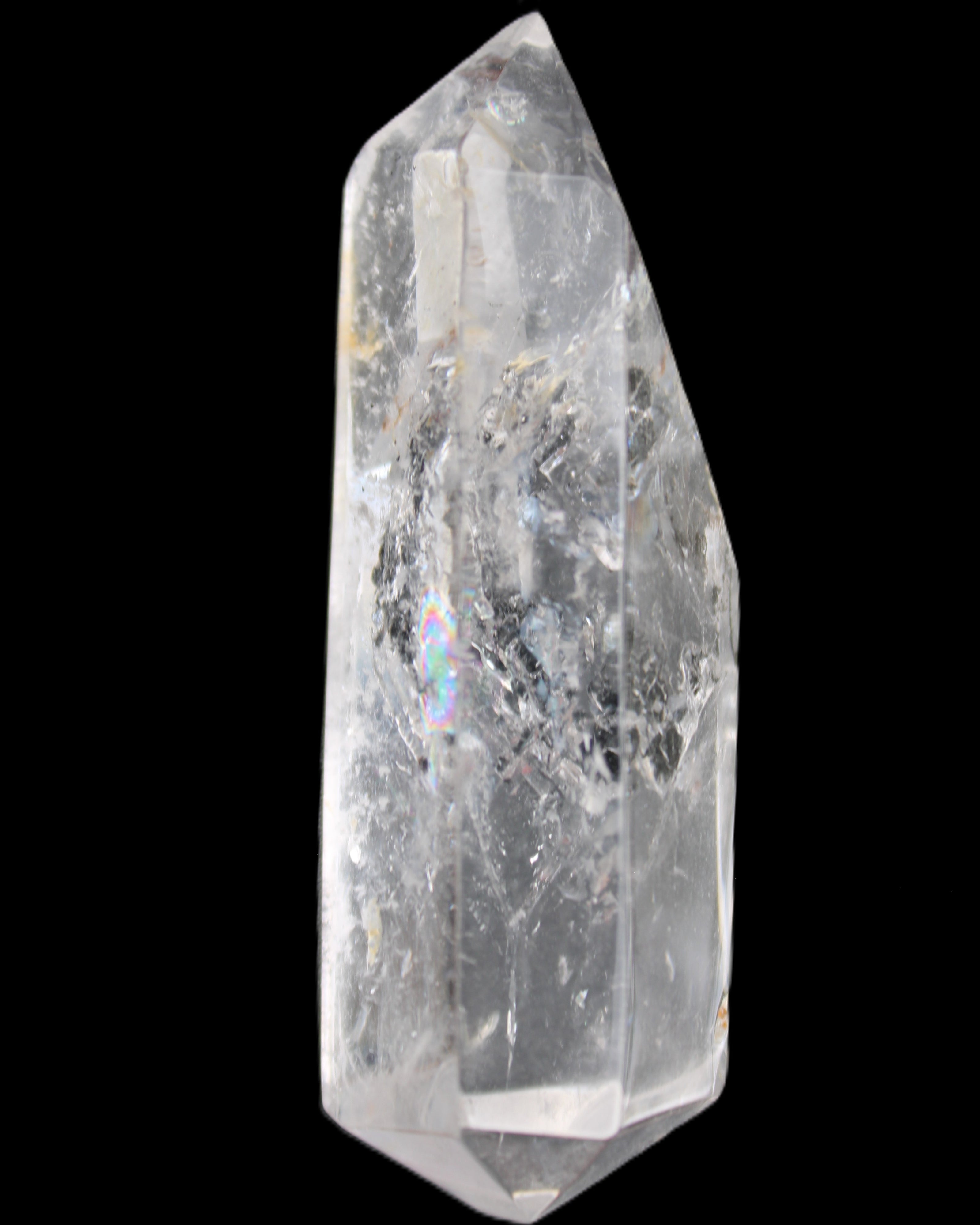 Herkimer Diamond Quartz Enhydro 78*25*23mm 68g in sunlight - Rocks and Things Store