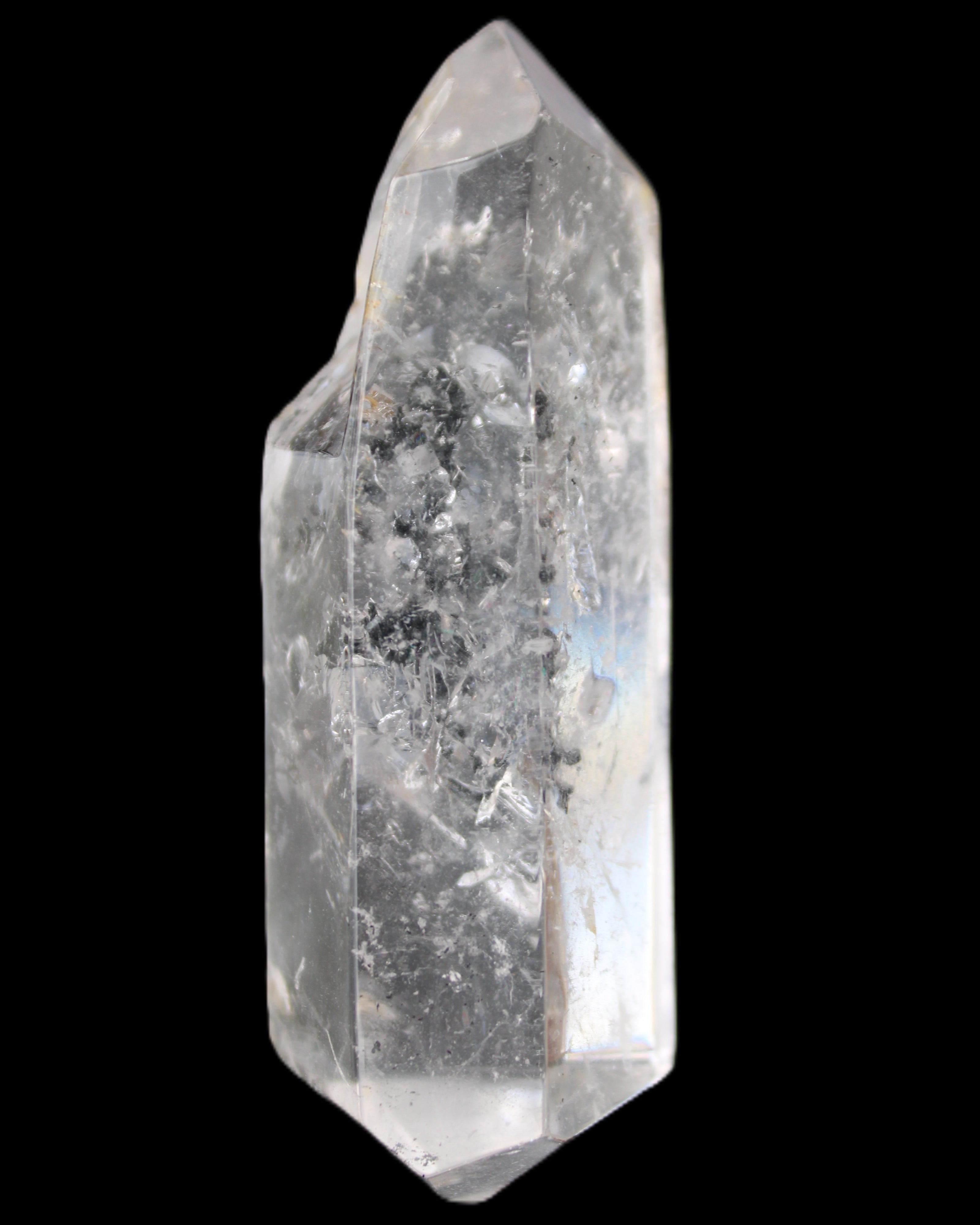 Herkimer Diamond Quartz Enhydro 78*25*23mm 68g in sunlight - Rocks and Things Store