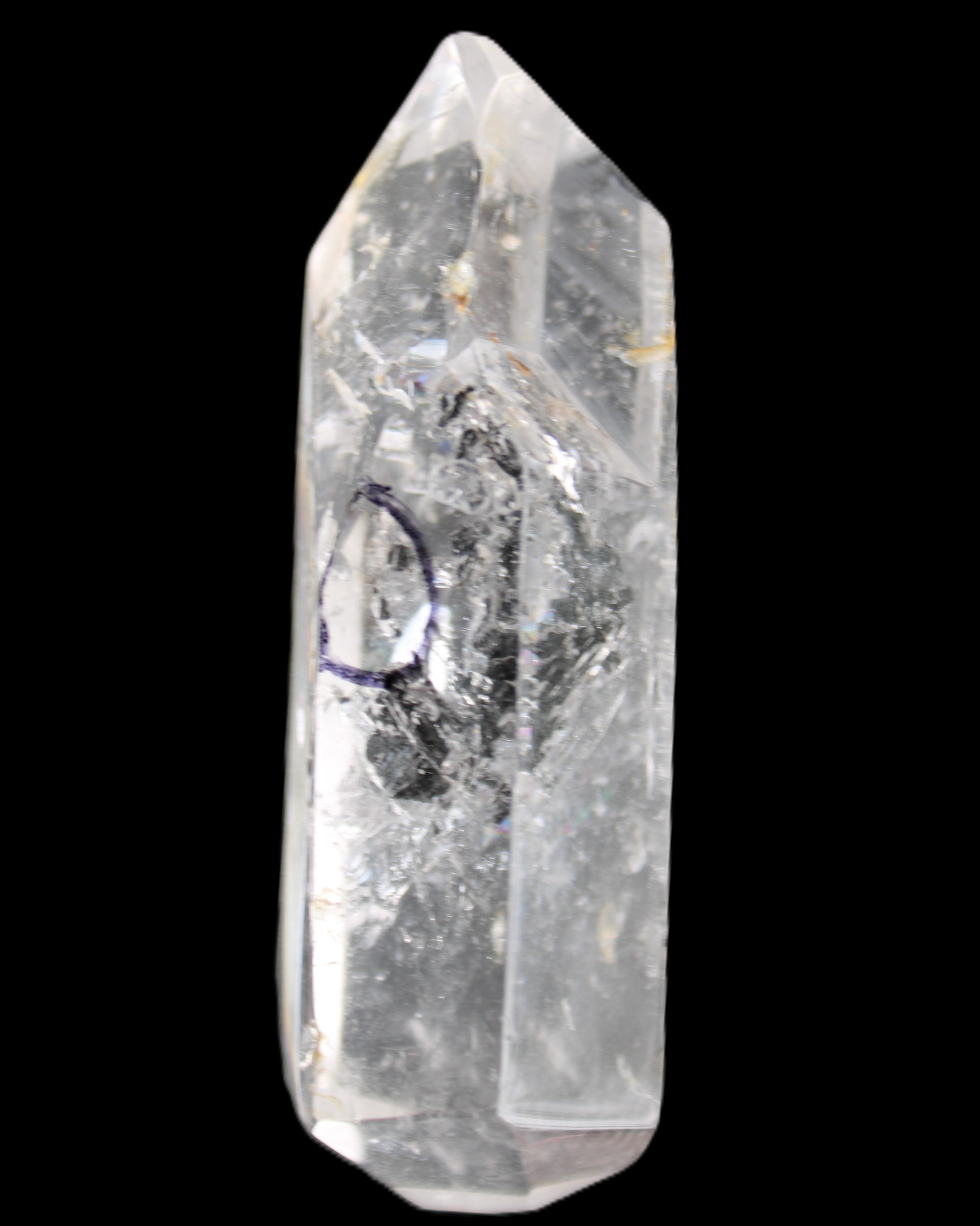 Herkimer Diamond Quartz Enhydro 78*25*23mm 68g in sunlight - Rocks and Things Store