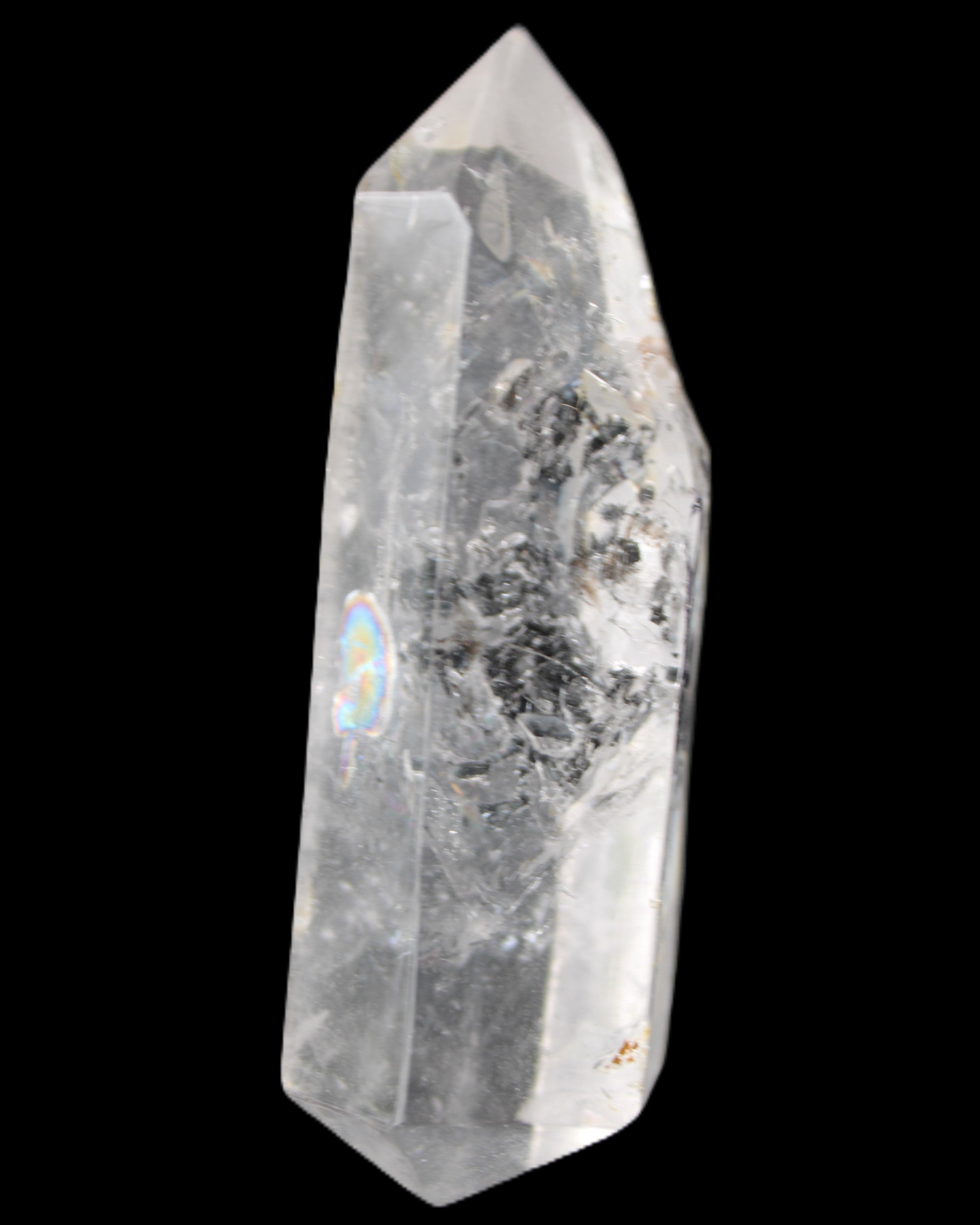 Herkimer Diamond Quartz Enhydro 78*25*23mm 68g in sunlight - Rocks and Things Store