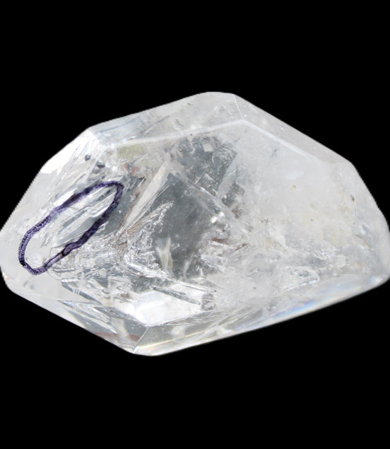 Herkimer Diamond Quartz Enhydro 60*34*29mm 70g in sunlight - Rocks and Things Store