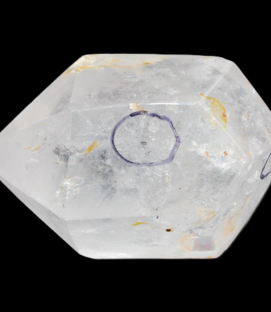 Herkimer Diamond Quartz Enhydro 60*40*32mm 115g in sunlight - Rocks and Things Store