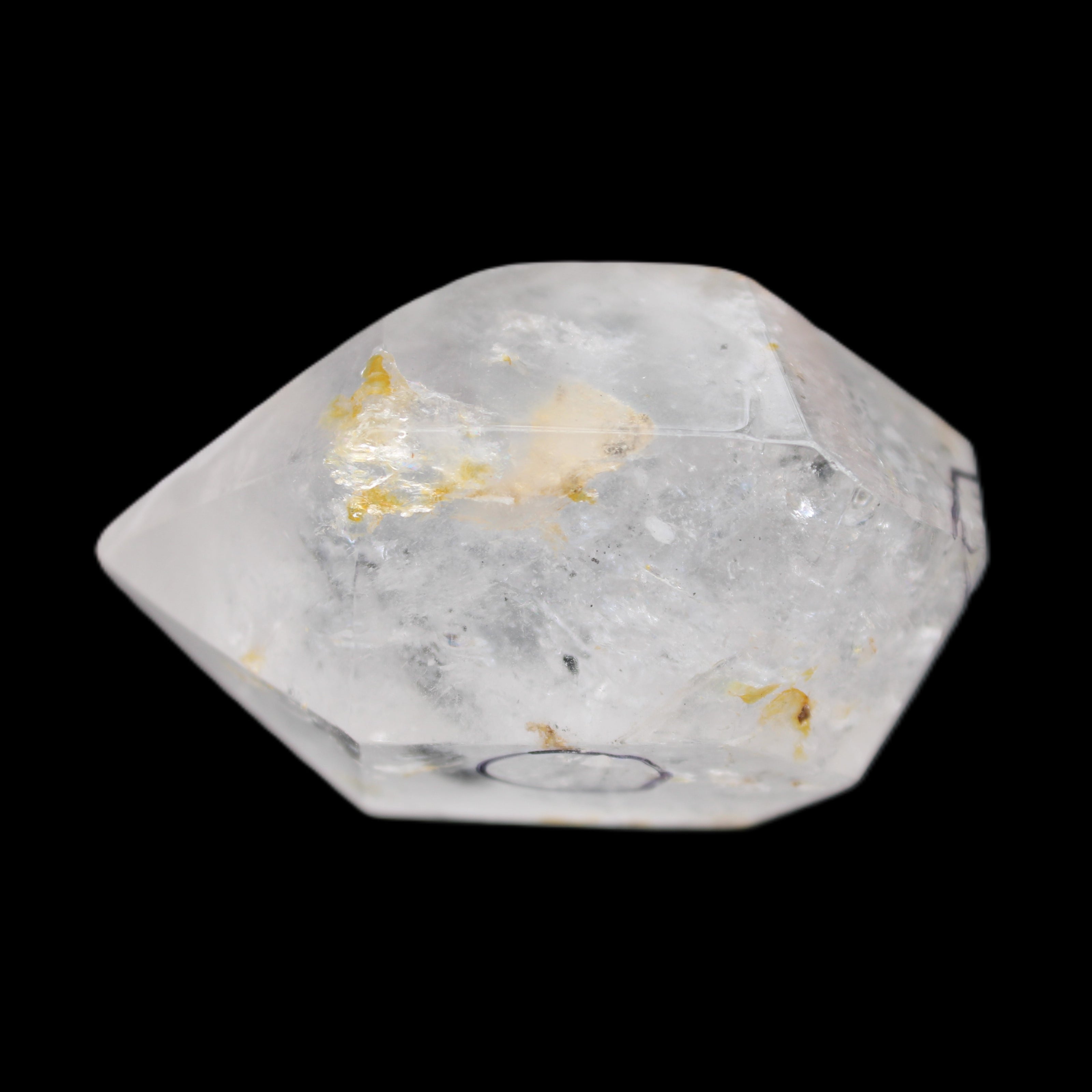 Herkimer Diamond Quartz Enhydro 60*40*32mm 115g in sunlight - Rocks and Things Store