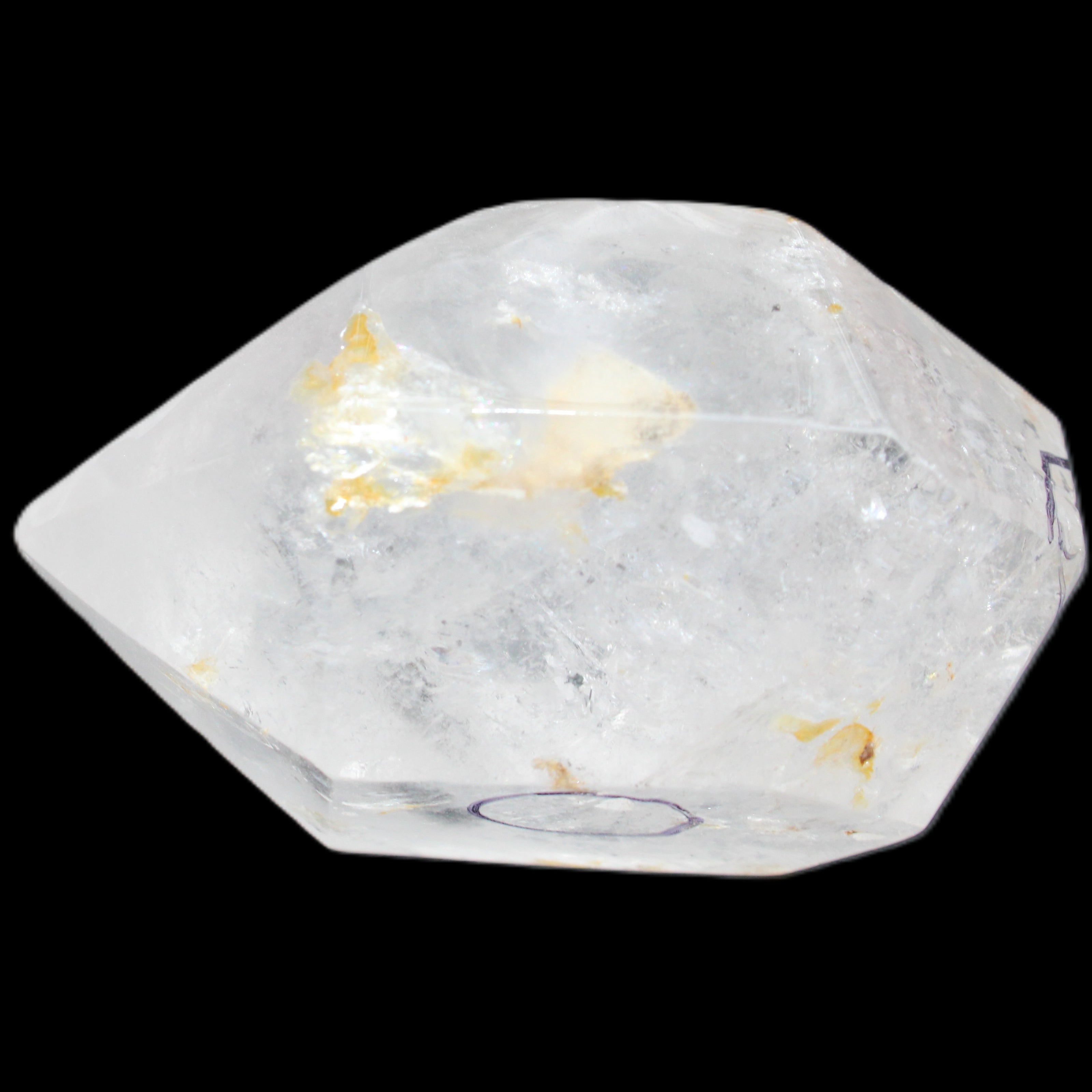 Herkimer Diamond Quartz Enhydro 60*40*32mm 115g in sunlight - Rocks and Things Store