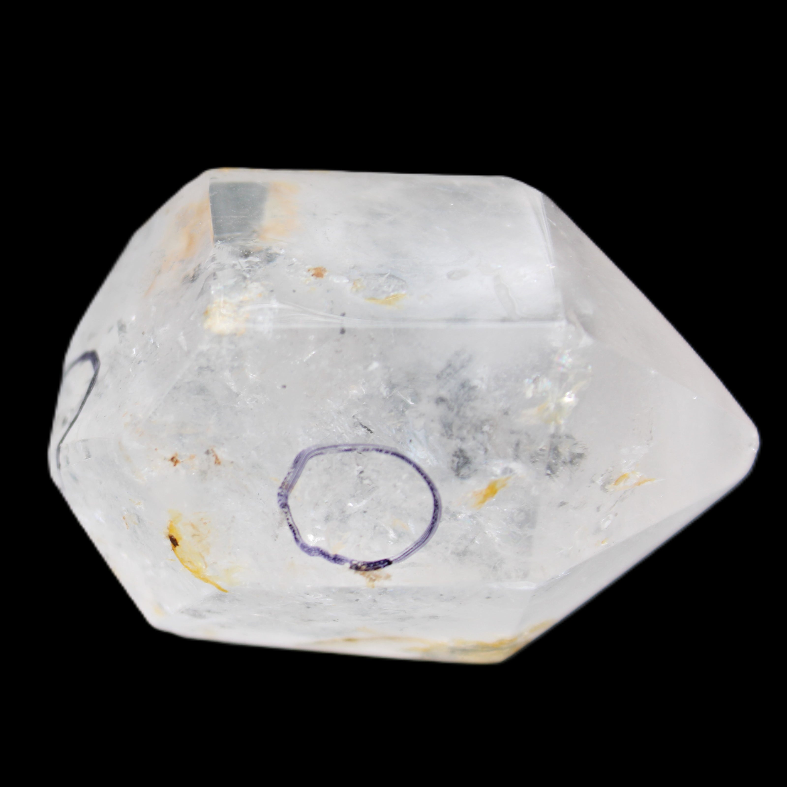 Herkimer Diamond Quartz Enhydro 60*40*32mm 115g in sunlight - Rocks and Things Store