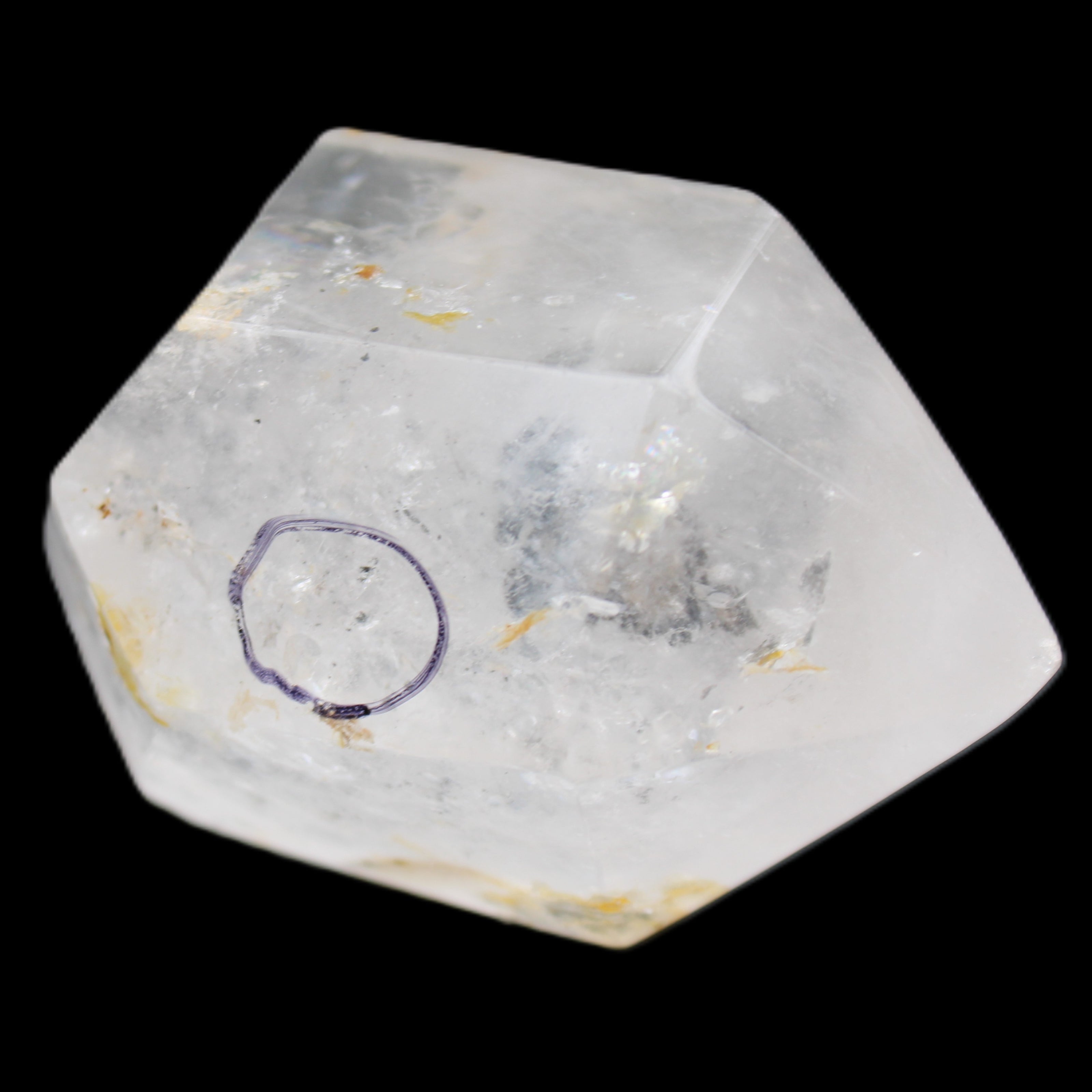 Herkimer Diamond Quartz Enhydro 60*40*32mm 115g in sunlight - Rocks and Things Store