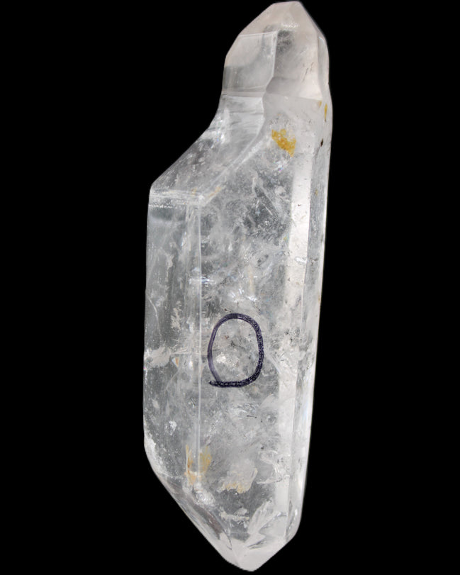 Herkimer Diamond Quartz Enhydro 97*30*21mm 97g in sunlight - Rocks and Things Store