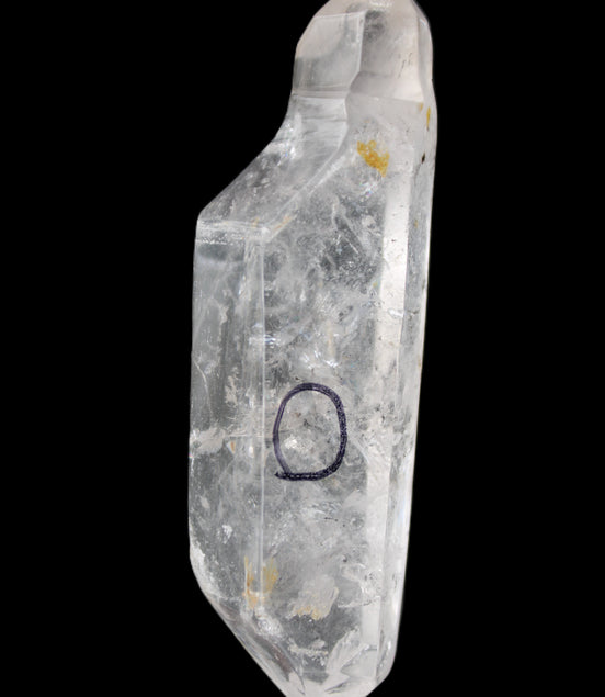 Herkimer Diamond Quartz Enhydro 97*30*21mm 97g in sunlight - Rocks and Things Store