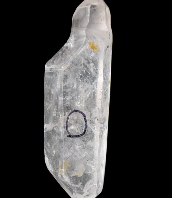 Herkimer Diamond Quartz Enhydro 97*30*21mm 97g in sunlight - Rocks and Things Store