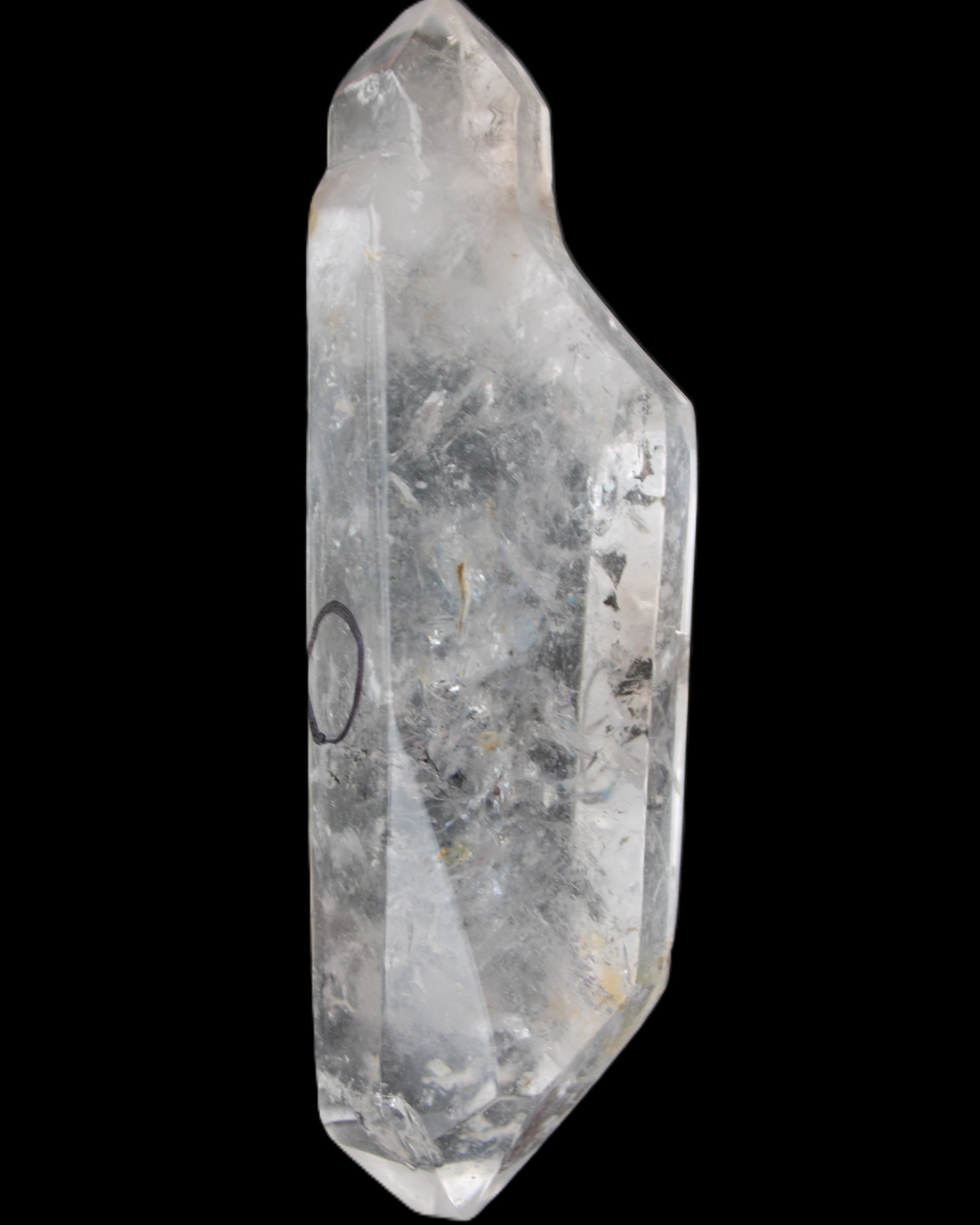 Herkimer Diamond Quartz Enhydro 97*30*21mm 97g in sunlight - Rocks and Things Store