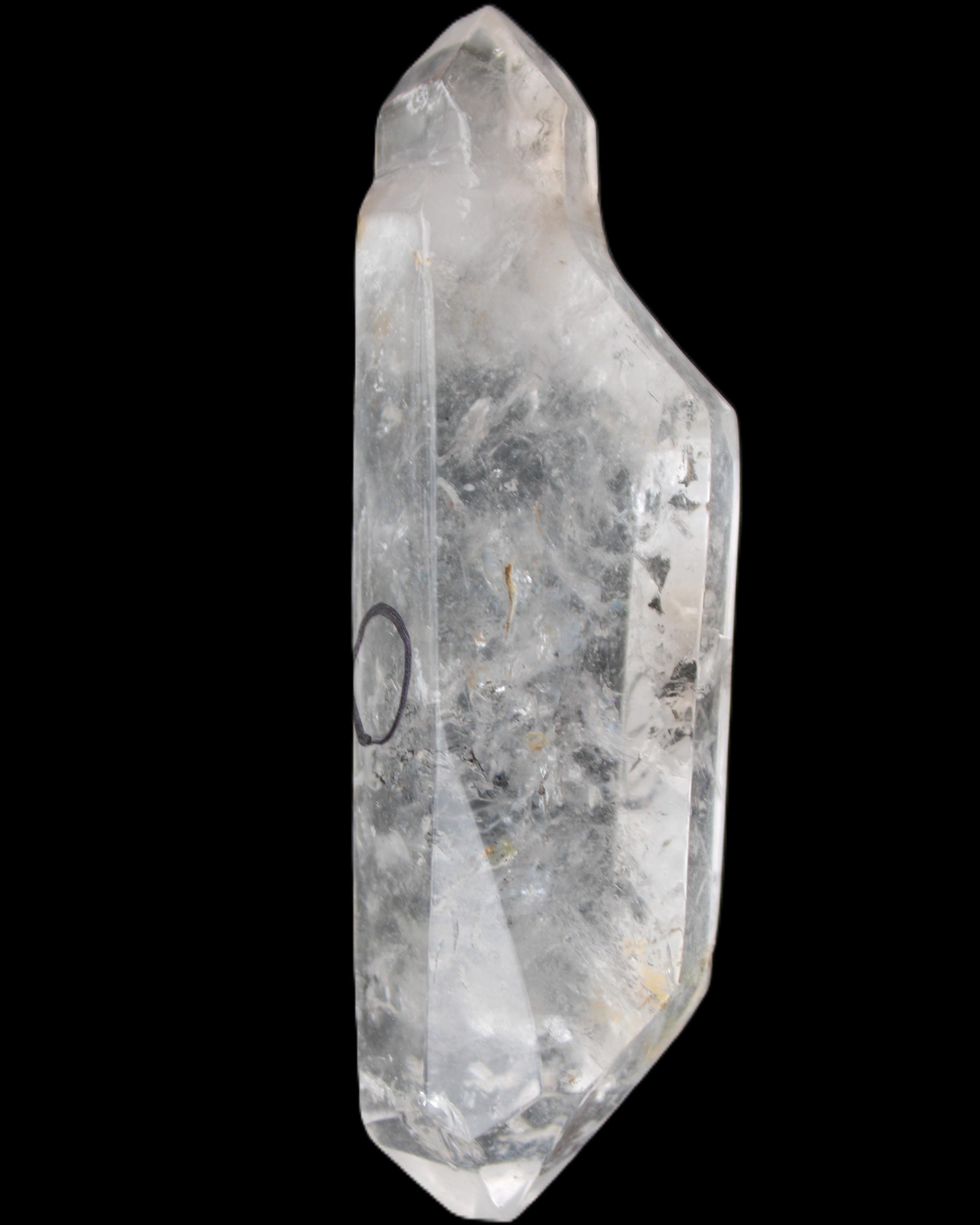 Herkimer Diamond Quartz Enhydro 97*30*21mm 97g in sunlight - Rocks and Things Store