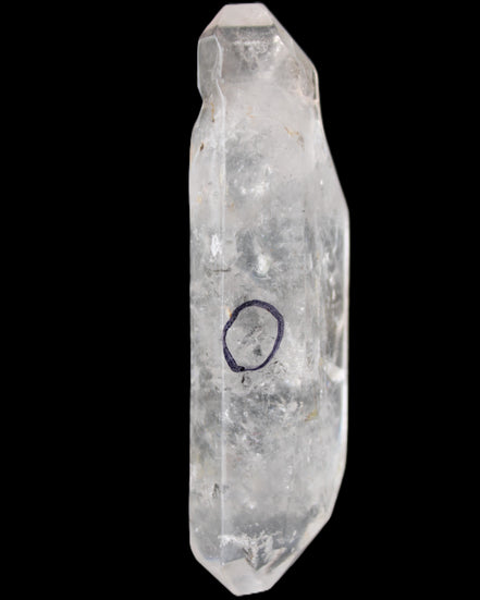 Herkimer Diamond Quartz Enhydro 97*30*21mm 97g in sunlight - Rocks and Things Store