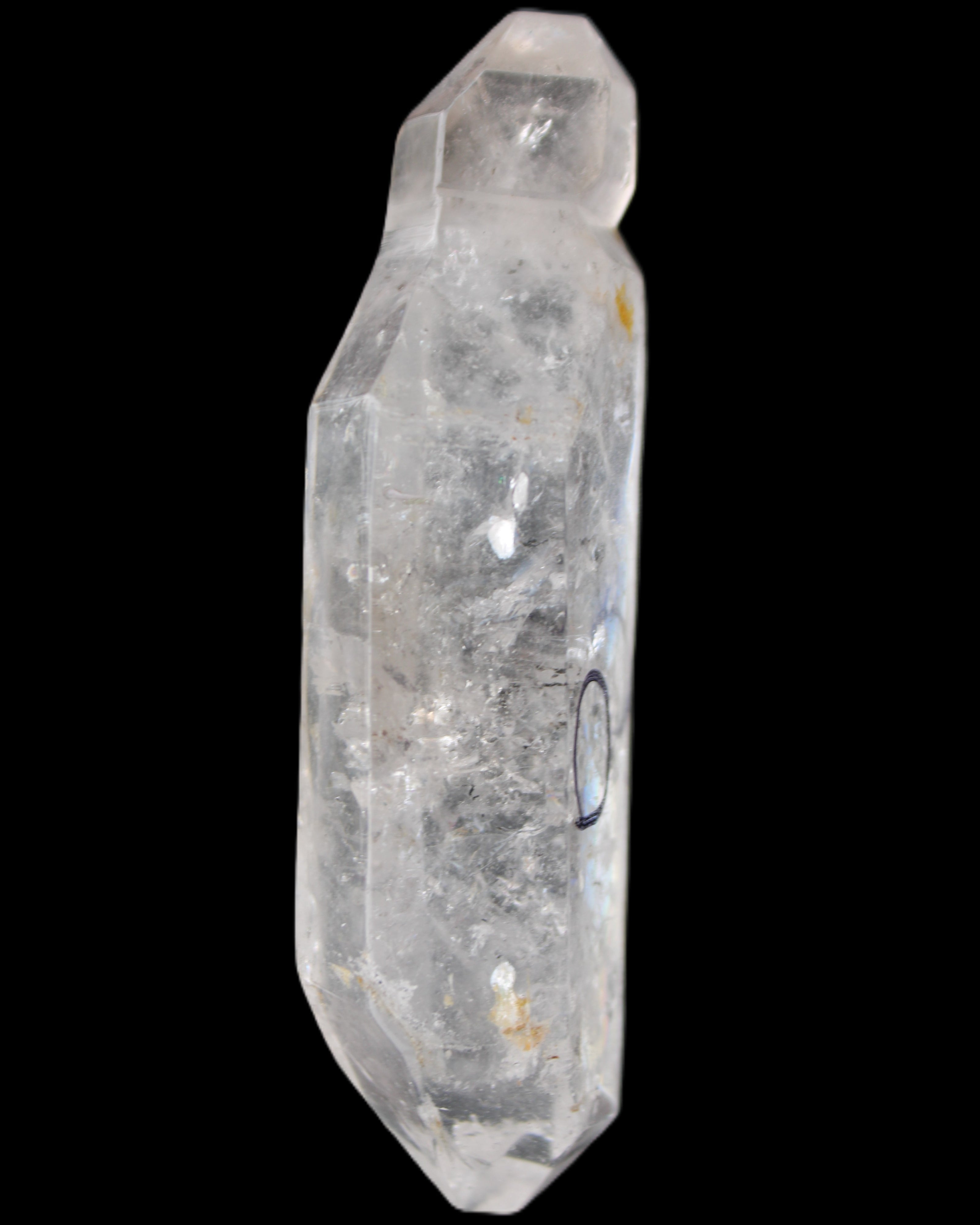 Herkimer Diamond Quartz Enhydro 97*30*21mm 97g in sunlight - Rocks and Things Store