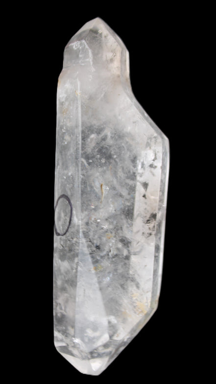 Herkimer Diamond Quartz Enhydro 97*30*21mm 97g in sunlight - Rocks and Things Store