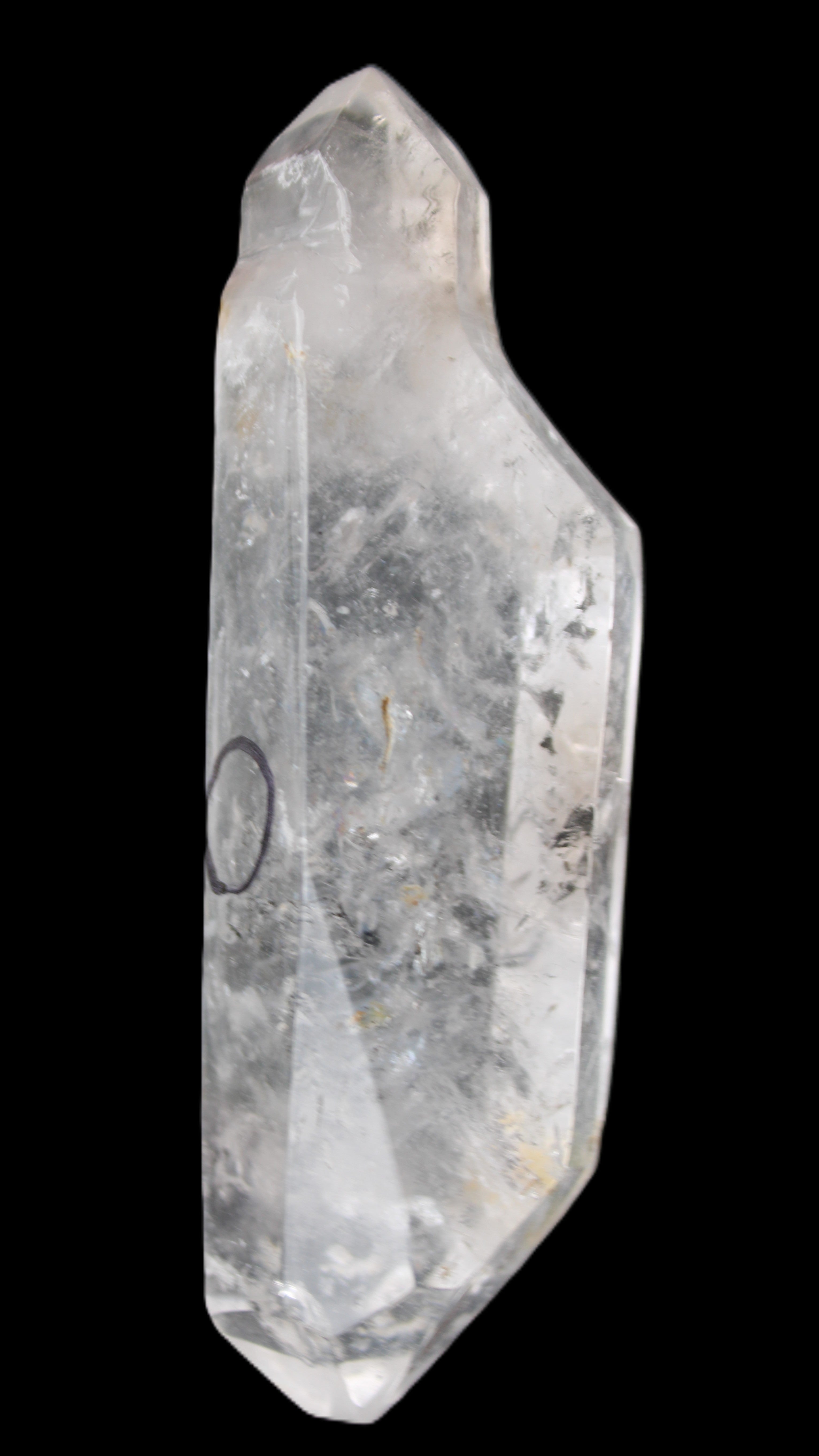 Herkimer Diamond Quartz Enhydro 97*30*21mm 97g in sunlight - Rocks and Things Store