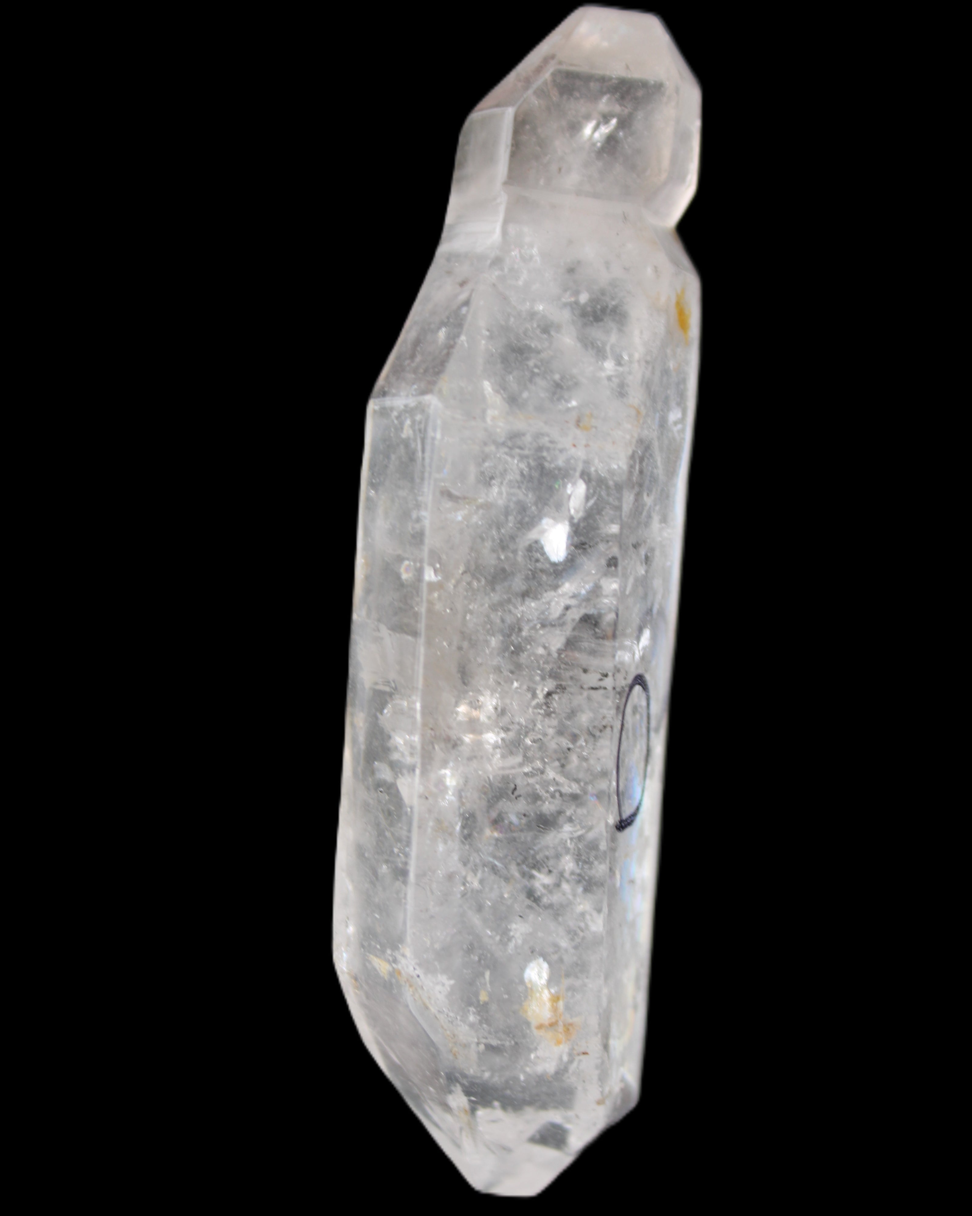 Herkimer Diamond Quartz Enhydro 97*30*21mm 97g in sunlight - Rocks and Things Store