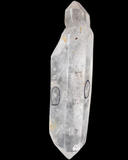 Herkimer Diamond Quartz Enhydro 97*30*21mm 97g in sunlight - Rocks and Things Store