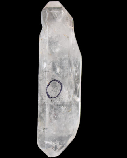 Herkimer Diamond Quartz Enhydro 97*30*21mm 97g in sunlight - Rocks and Things Store