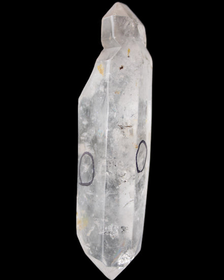 Herkimer Diamond Quartz Enhydro 97*30*21mm 97g in sunlight - Rocks and Things Store