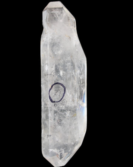 Herkimer Diamond Quartz Enhydro 97*30*21mm 97g in sunlight - Rocks and Things Store