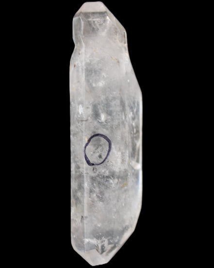 Herkimer Diamond Quartz Enhydro 97*30*21mm 97g in sunlight - Rocks and Things Store