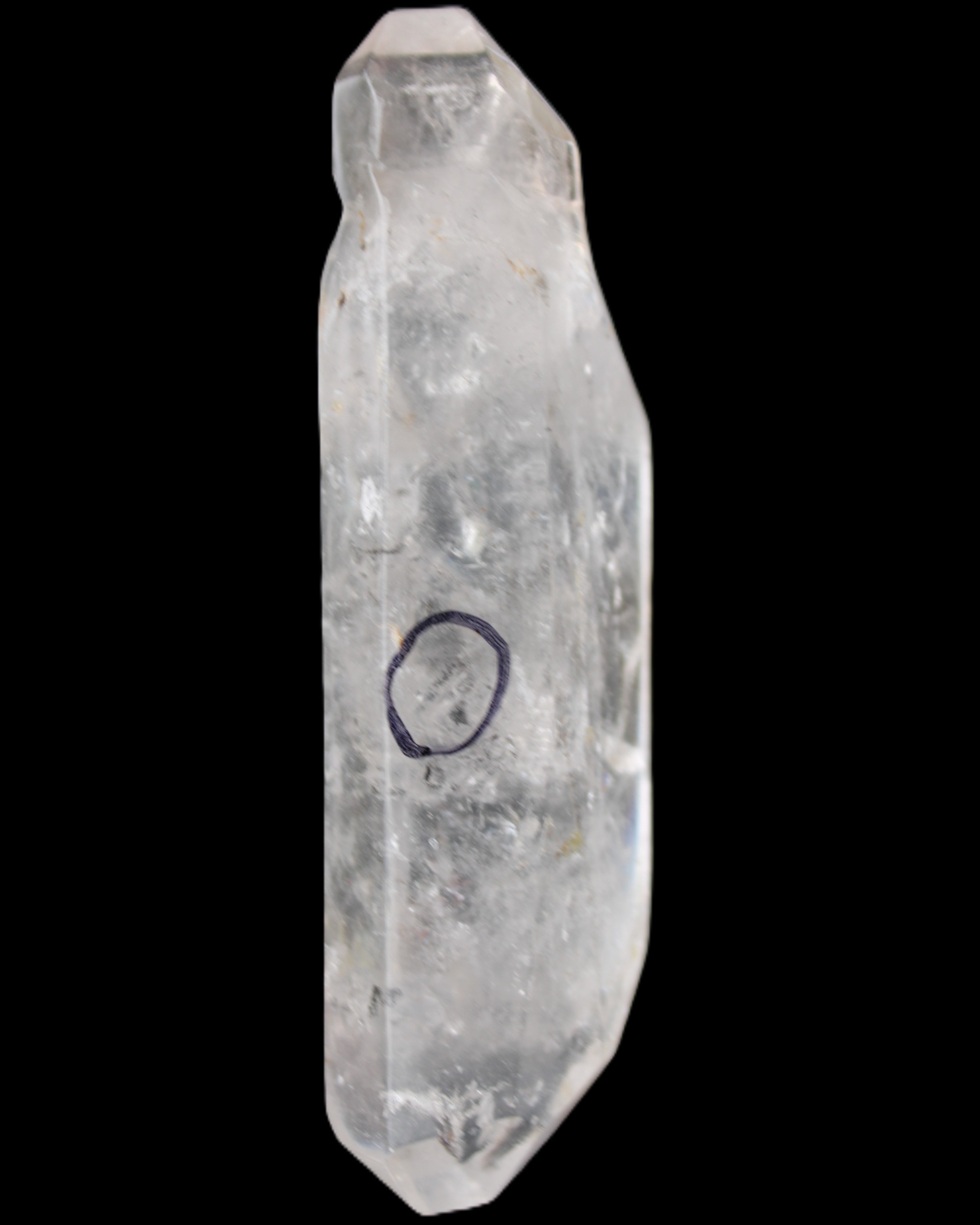 Herkimer Diamond Quartz Enhydro 97*30*21mm 97g in sunlight - Rocks and Things Store