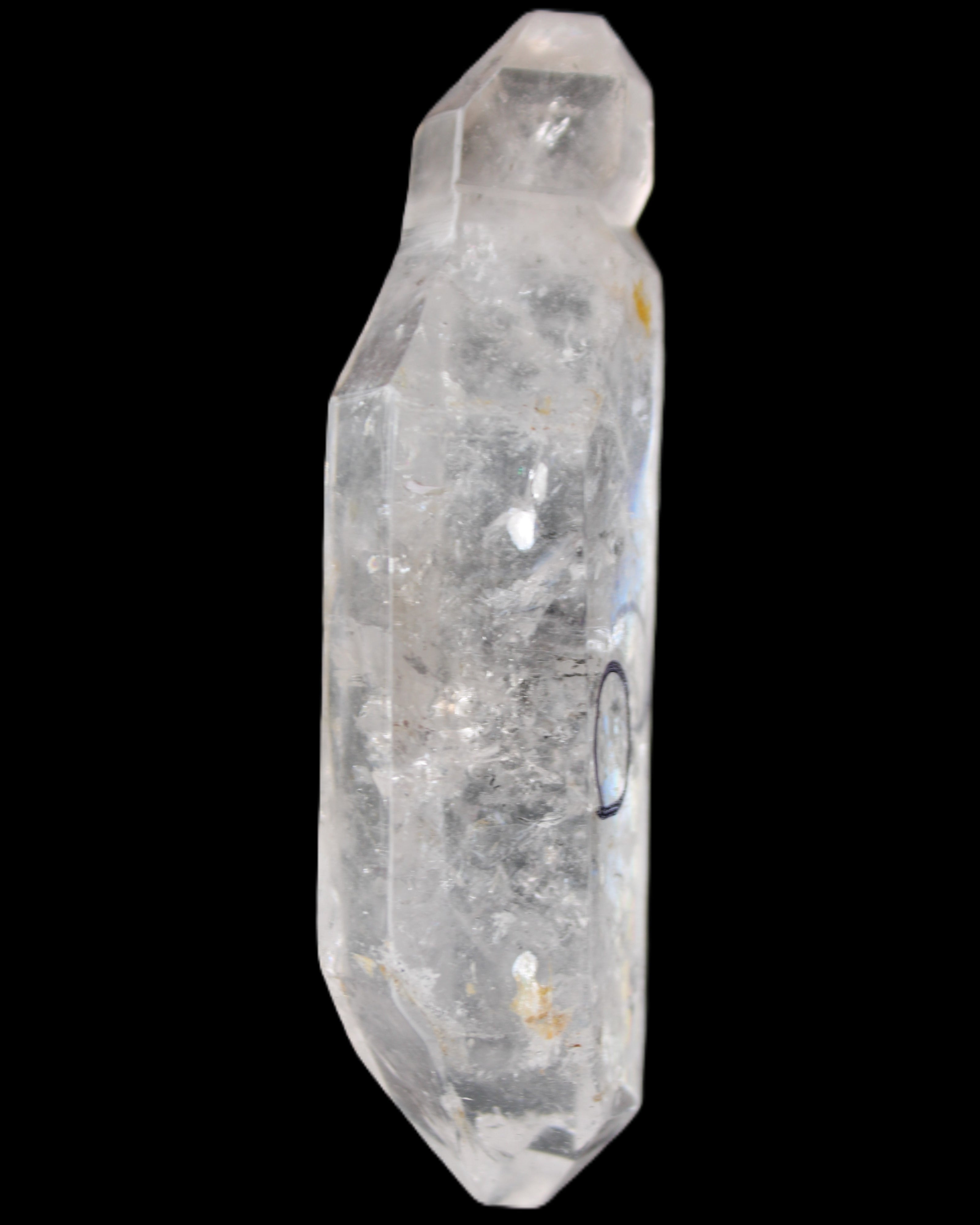 Herkimer Diamond Quartz Enhydro 97*30*21mm 97g in sunlight - Rocks and Things Store
