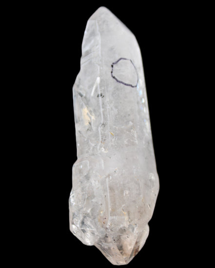Herkimer Diamond Quartz Enhydro 97*30*21mm 97g in sunlight - Rocks and Things Store